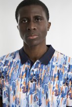 Calvin Klein Golf Polo CK Print Glitch Mehrfarbig Herren