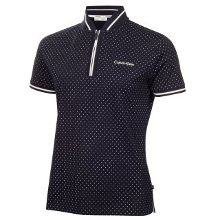 Calvin Klein Golf Polo Camilla Printed Shortsleeve Navy Damen