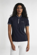 Calvin Klein Golf Polo Camilla Printed Shortsleeve Navy Damen