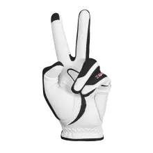 Zoom Golfhandschuh Hybrid Weiß-Schwarz-Rot Herren Rechter Handschuh One Size