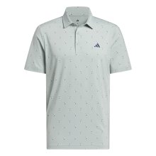 Adidas Golf Polo Ultimate365 Essence Print Silber Herren