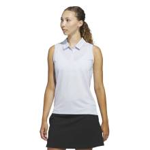 Adidas Golf Polo Ottoman Sleeveless Hellblau Damen