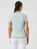 Daily Sports Golf Polo Knit Muted Pistachio Mehrfarbig Damen