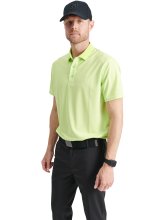 Abacus Golf Polo Cray Drycool Lime Herren