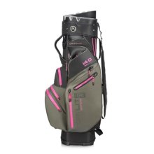 Big Max Cartbag Dri Lite Silencio 3 Organizer Charcoal-Fuchsia-Schwarz