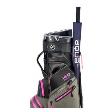 Big Max Cartbag Dri Lite Silencio 3 Organizer Charcoal-Fuchsia-Schwarz