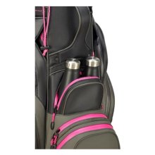 Big Max Cartbag Dri Lite Silencio 3 Organizer Charcoal-Fuchsia-Schwarz