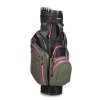 Big Max Cartbag Dri Lite Silencio 3 Organizer Charcoal-Fuchsia-Schwarz