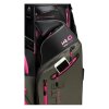 Big Max Cartbag Dri Lite Silencio 3 Organizer Charcoal-Fuchsia-Schwarz