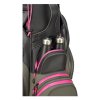 Big Max Cartbag Dri Lite Silencio 3 Organizer Charcoal-Fuchsia-Schwarz