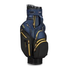 Big Max Cartbag Dri Lite Silencio 3 Organizer Schwarz-Navy-Gelb
