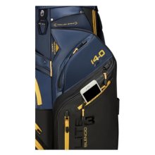 Big Max Cartbag Dri Lite Silencio 3 Organizer Schwarz-Navy-Gelb