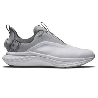 FootJoy Golfschuh Quantum Boa Spikeless Weiß-Grau Herren
