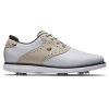 FootJoy Golfschuh Traditions Spikes Weiß/Beige Damen