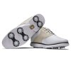 FootJoy Golfschuh Traditions Spikes Weiß/Beige Damen