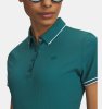 Under Armour Golf Polo Drive Chill Shortsleeve Dunkelgrün Damen