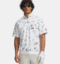 Under Armour Golf Polo Drive Wind Golf Trip Weiß...