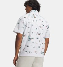 Under Armour Golf Polo Drive Wind Golf Trip Weiß Herren