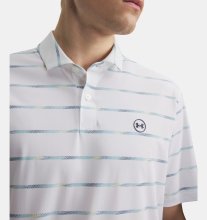 Under Armour Golf Polo Drive Chill Printed Weiß Herren