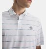 Under Armour Golf Polo Drive Chill Printed Weiß Herren