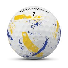 TaylorMade Golfball SpeedSoft Ink Blau/Gelb 1 Dutzend