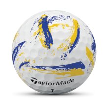TaylorMade Golfball SpeedSoft Ink Blau/Gelb 1 Dutzend