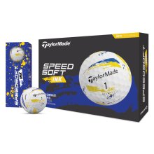 TaylorMade Golfball SpeedSoft Ink Blau/Gelb 1 Dutzend