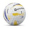TaylorMade Golfball SpeedSoft Ink Blau/Gelb 1 Dutzend