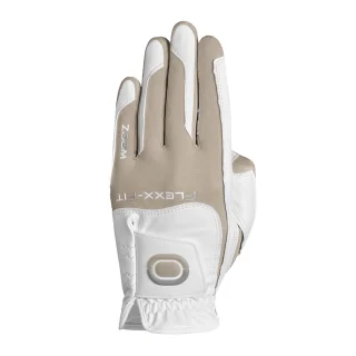 Zoom Golfhandschuh Hybrid Weiß-Sand Damen Linker Handschuh One Size