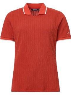 Abacus Golf Polo Sand Halfsleeve Rot Damen