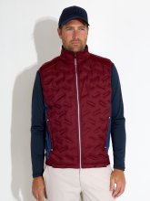 Abacus Golf Weste Portrush Hybrid Bordeaux-Blau Herren