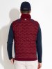 Abacus Golf Weste Portrush Hybrid Bordeaux-Blau Herren