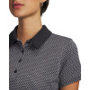 Under Armour Golfpolo Playoff 3.0 Schwarz-Weiß Gemustert Damen
